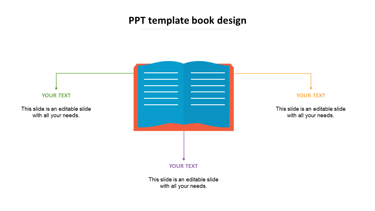 ppt template book design